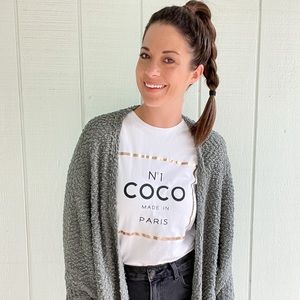 White Coco Tee